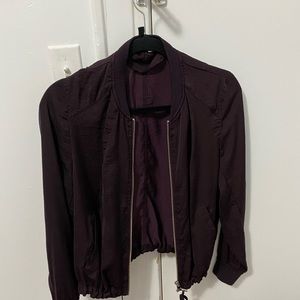 Violet Bomber Jacket